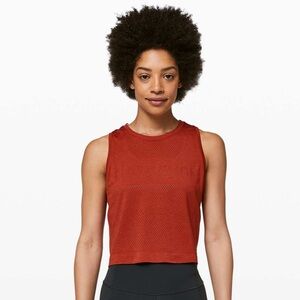 Lululemon Breeze By Muscle Crop Tank 6/8